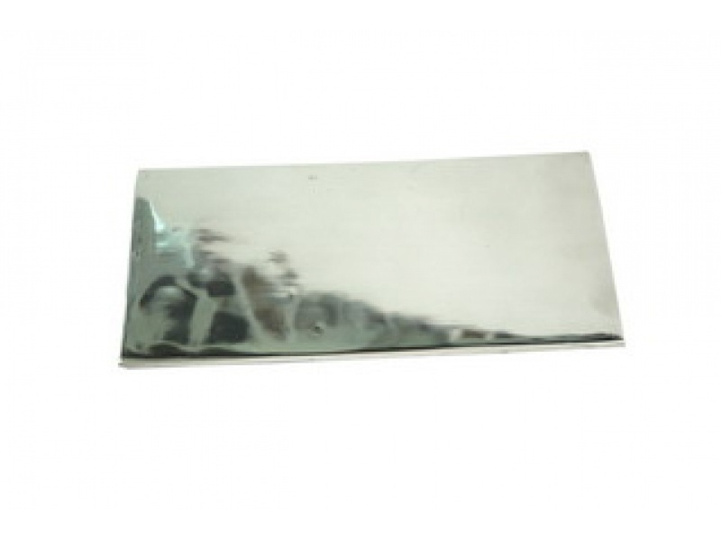 PORTA VELA TEPIC  PLACA RECTANGULAR LISA CH PORTAVELAS EN PEWTER